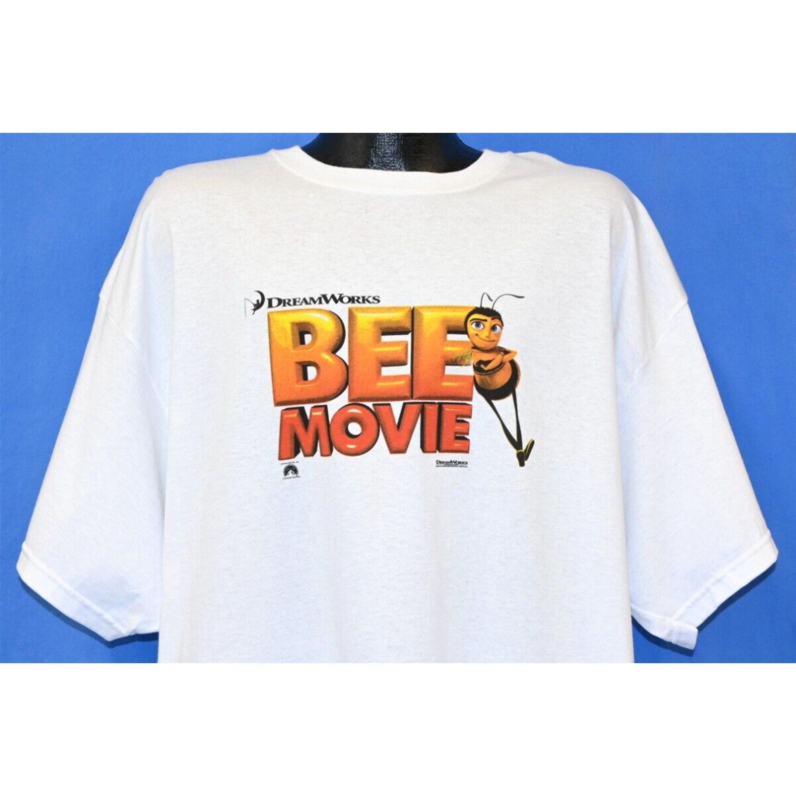 image of Delta Bee Movie Dreamworks Cartoon Movie Comedy Promo T-Shirt Seinfeld White 2Xl, Men's