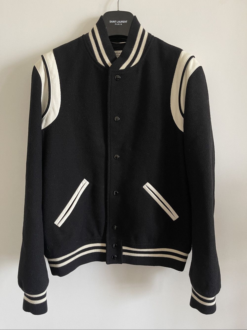 Saint Laurent Paris Saint Laurent Varsity Jacket Size 50 Size US M / EU 48-50 / 2 - 1 Thumbnail
