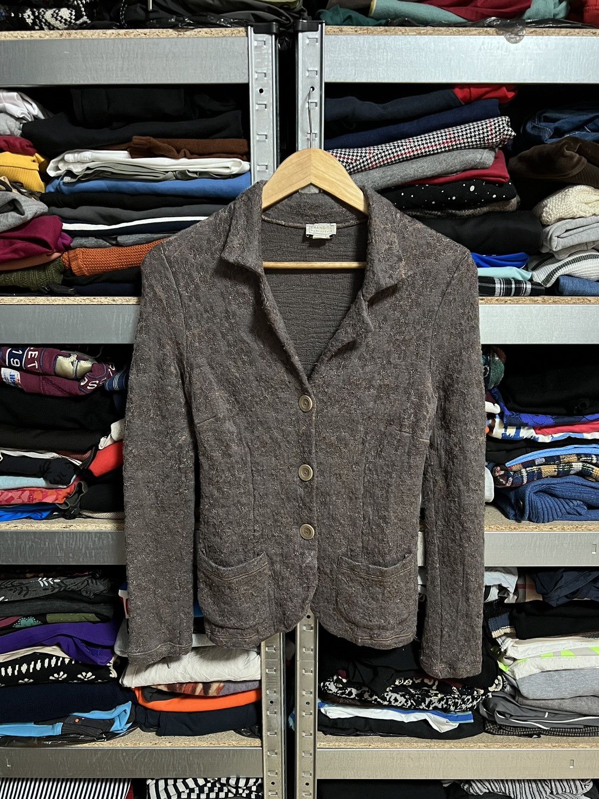 Transit Transit Par-Such Distressed Avant Garde Blazer Size 2 Jacket Size XS / US 0-2 / IT 36-38 - 1 Thumbnail