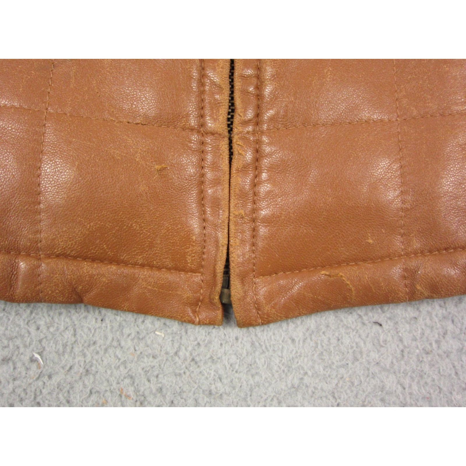 Vintage Vintage Ecuador Jacket Mens M Brown Full Zip Leather 80s 90s Outdoor Pockets Casual Workwear Size US M / EU 48-50 / 2 - 5 Thumbnail