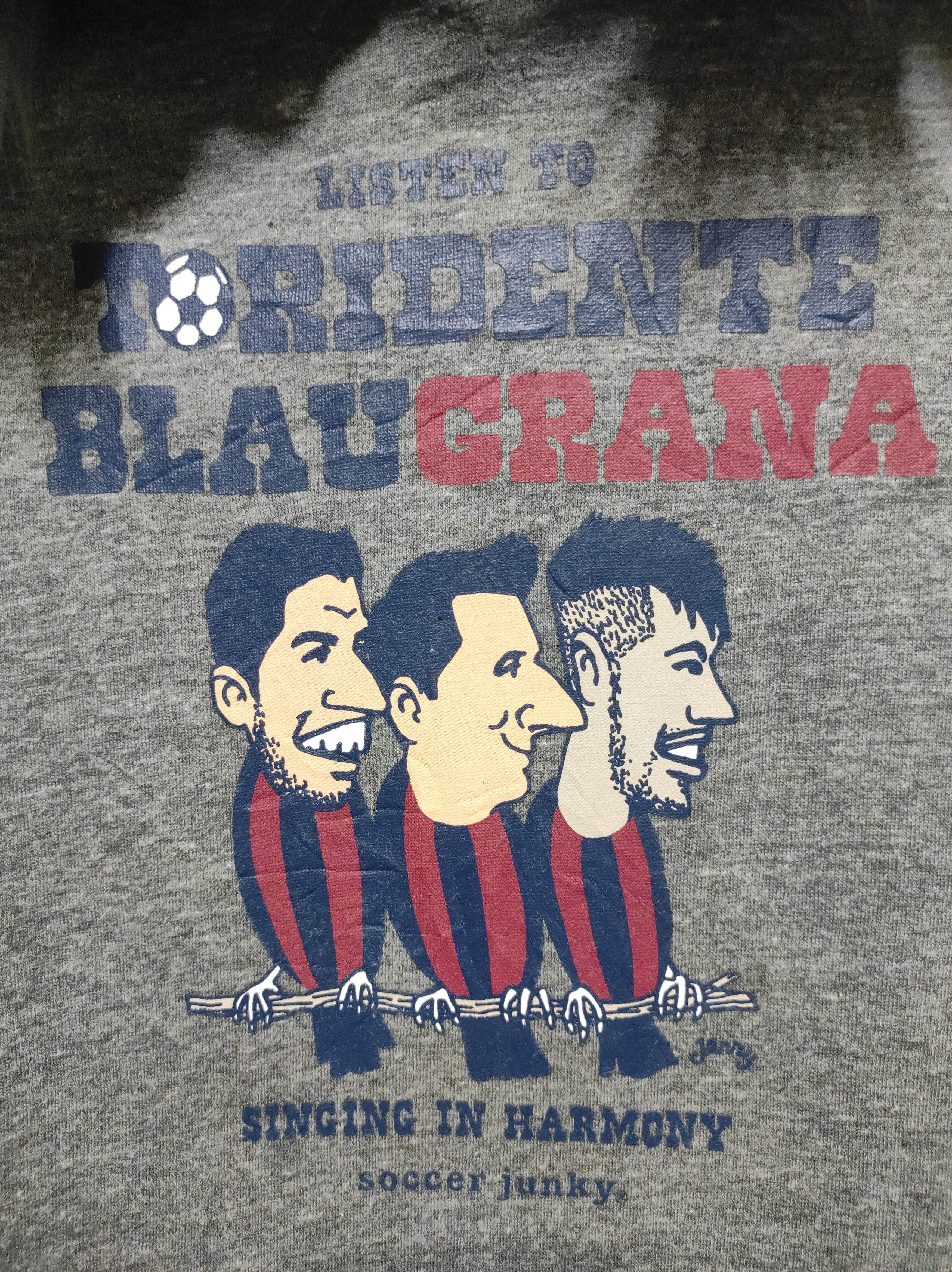 Japanese Brand Soccer Junky Tridente Blaugrana fur hoodie Size US S / EU 44-46 / 1 - 4 Thumbnail