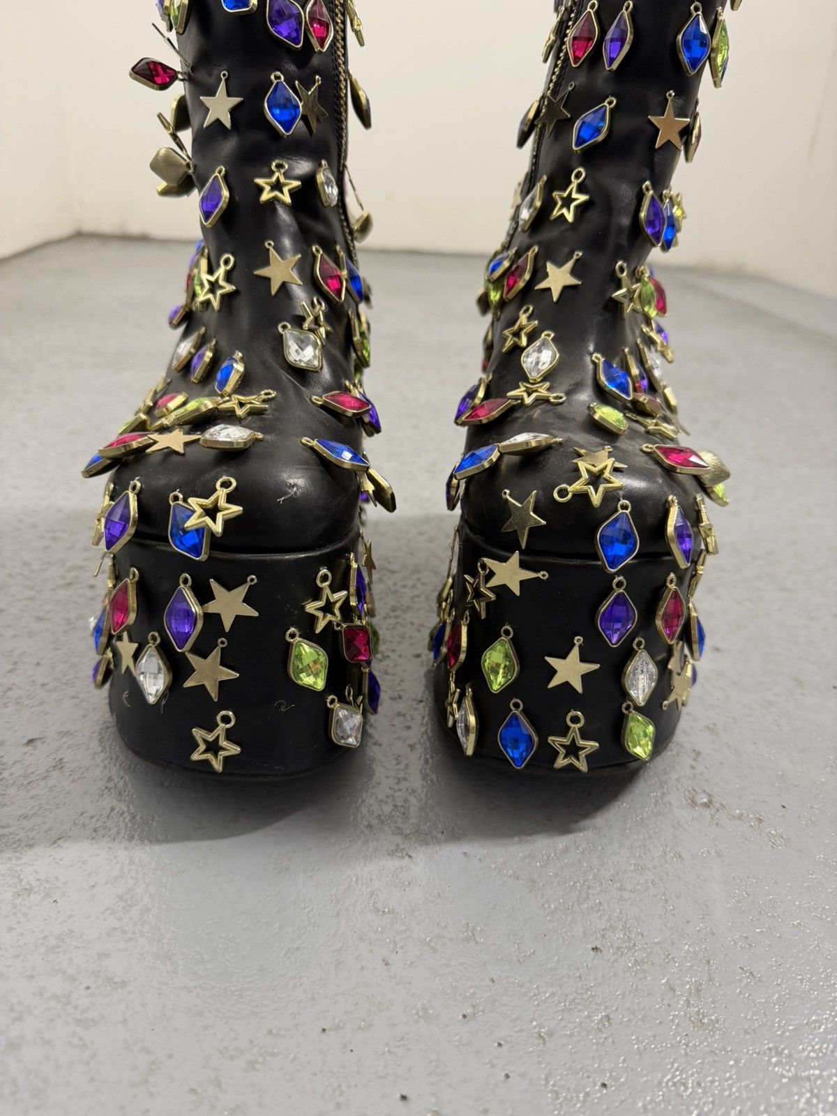 Dolls Kill Club Exx Doll Kills Drops Of Jupiter Platform Alt Rave Boots Size US 10 / IT 40 - 7 Thumbnail