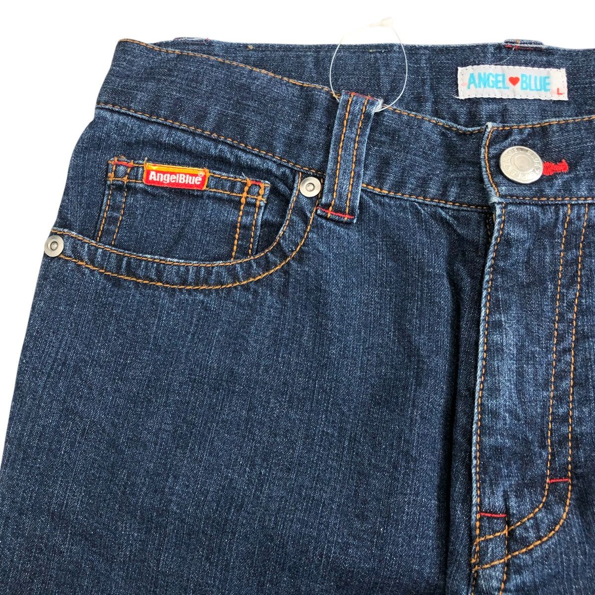 Angel Blue × If Six Was Nine × Le Grande Bleu (L.G.B.) Y2K Angel Blue Flared Jeans BootCut Denim Size US 27 - 5 Thumbnail