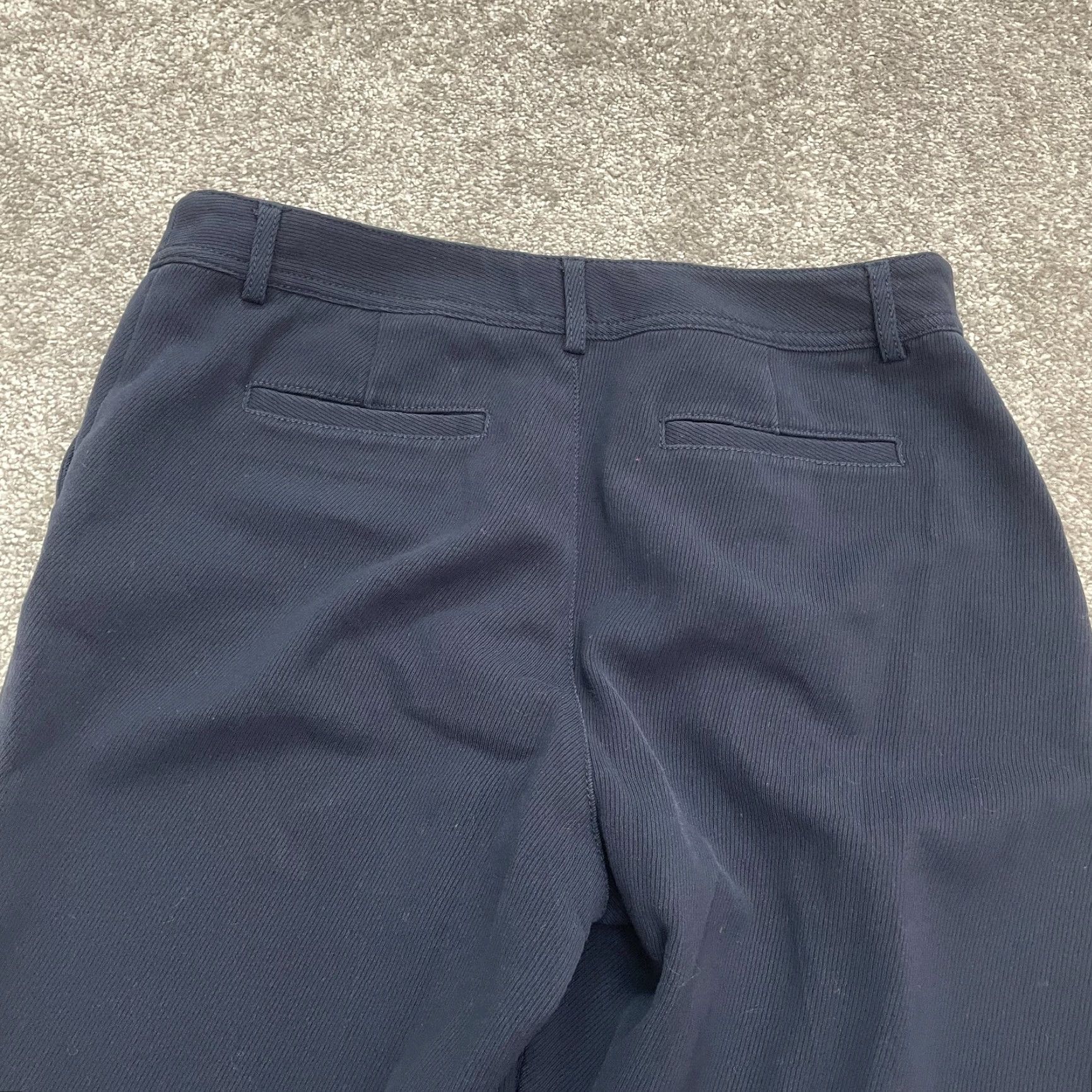 Liz Claiborne Liz Claiborne Audra Dress Pants Womens 10R Navy Blue High Rise Trouser 32x29.5 Size 32" / US 10 / IT 46 - 4 Thumbnail