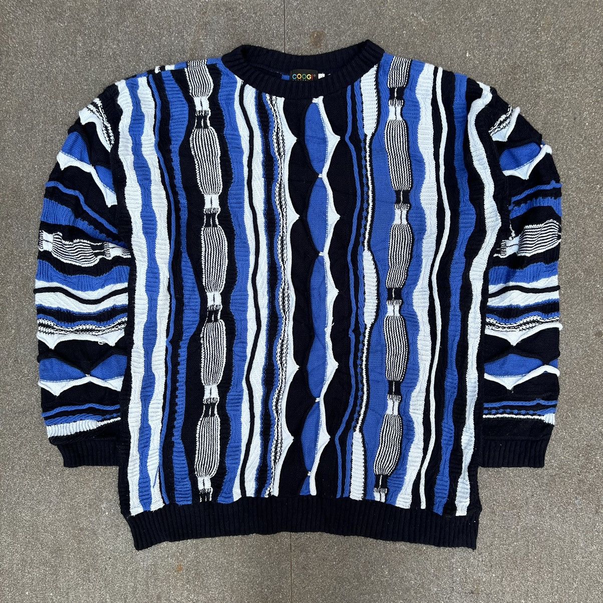 Coogi × Vintage Crazy Vintage Coogi 3D Cable Knit Sweater Size US L / EU 52-54 / 3 - 1 Thumbnail