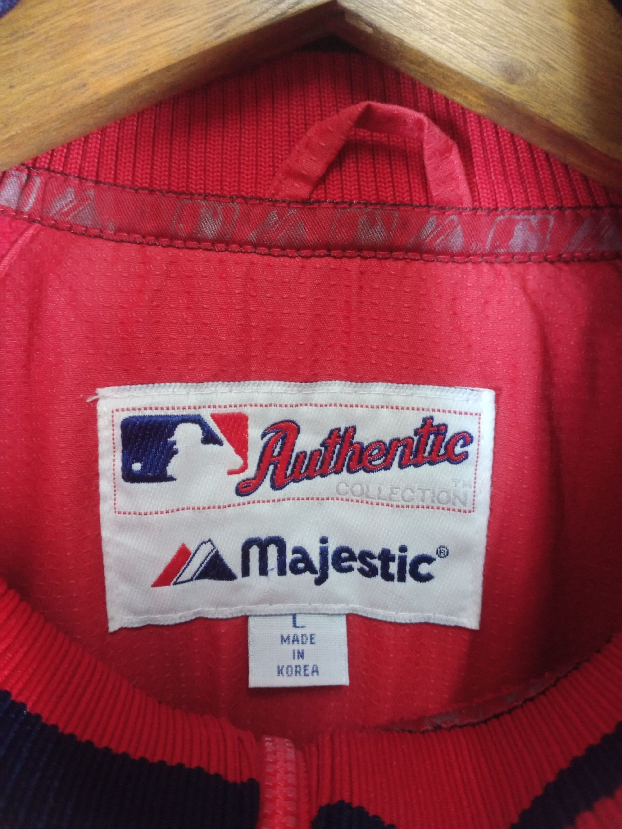 Majestic Rare Vintage Boston Red Sox MLB Bomber Jacket Size US L / EU 52-54 / 3 - 9 Thumbnail