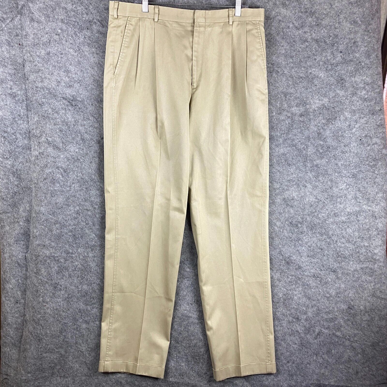 Lands' End Lands' End Slacks Chino Pants Size 38 Men's Hook & Eye Size US 38 / EU 54 - 1 Thumbnail