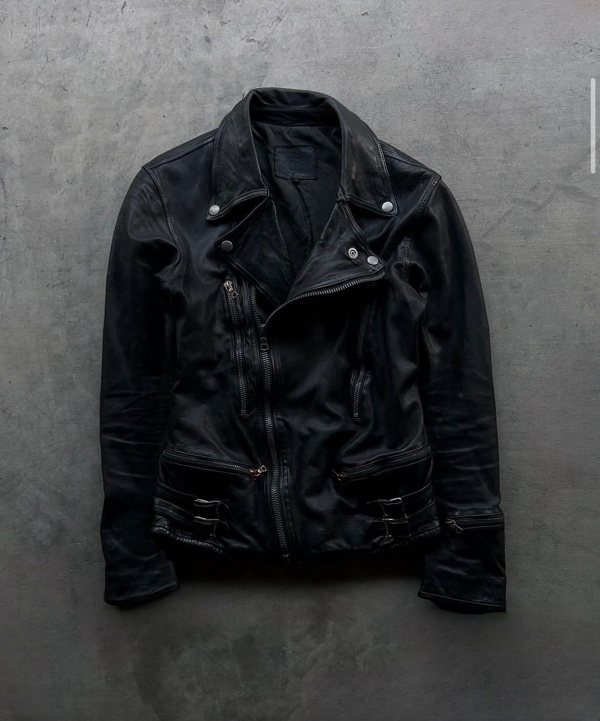 ジャケット・アウター ISAMU KATAYAMA BACKLASH leather jacket Yohji Yamamoto Black Isamu Katayama Backlash Edition Leather