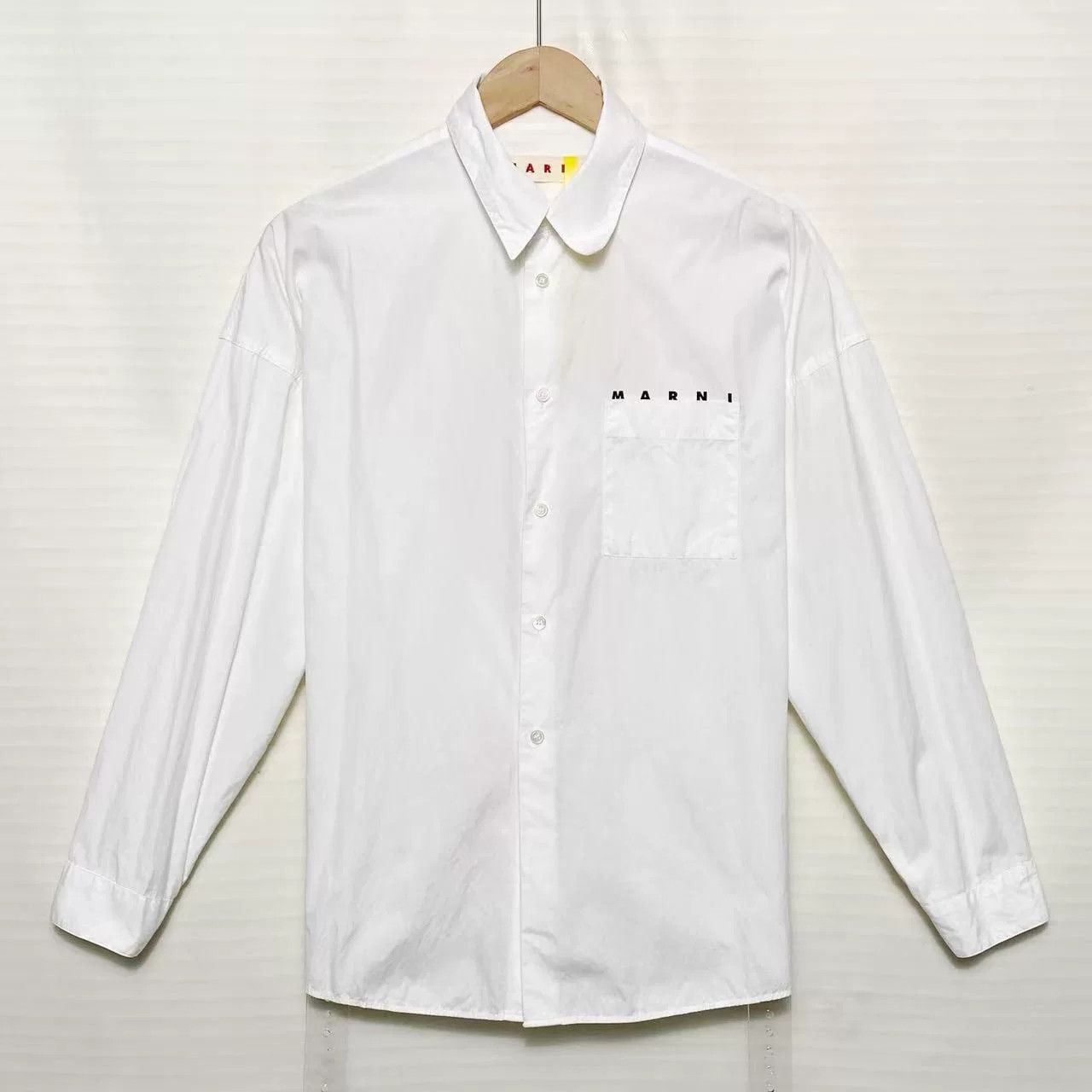 WE11DONE Welldone Embossed Logo White Shirt Size US M / EU 48-50 / 2 - 1 Thumbnail