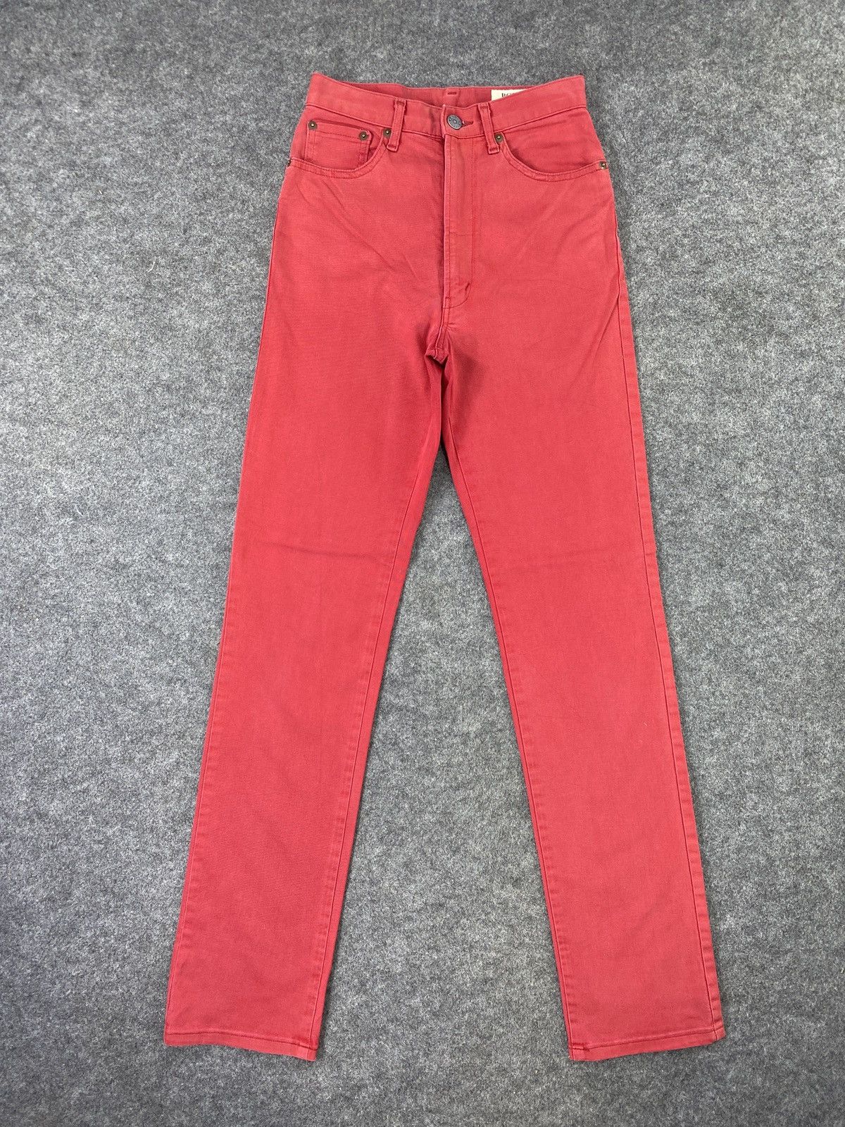 Japanese Brand × Jean Bobson Fit Red Jeans - J1043 Size 24" / US 00 / IT 34 - 1 Thumbnail