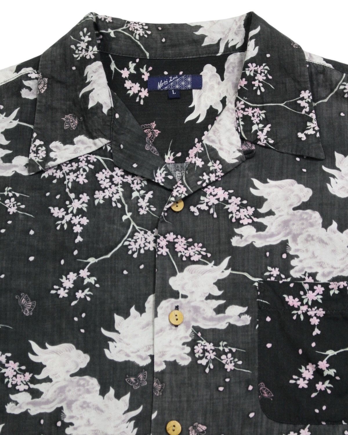 Japanese Brand × Kamakura × Vintage 2000S NORTH ZONE RAYON SHIRT Size US L / EU 52-54 / 3 - 3 Thumbnail