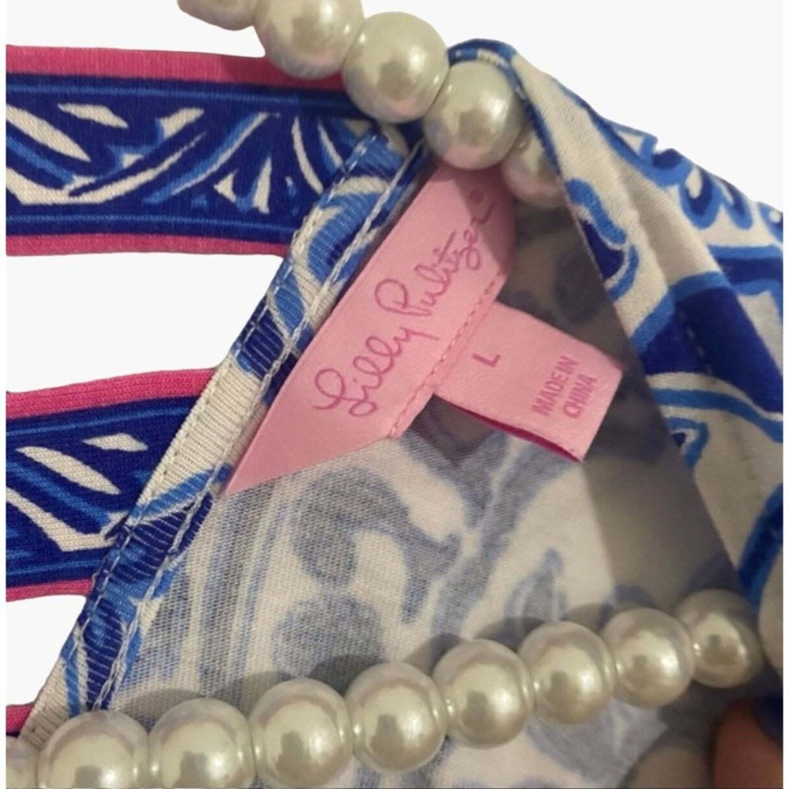 Lilly Pulitzer Lilly Pulitzer Pooling Around Ophelia Dress Large comfort Size L / US 10 / IT 46 - 6 Thumbnail