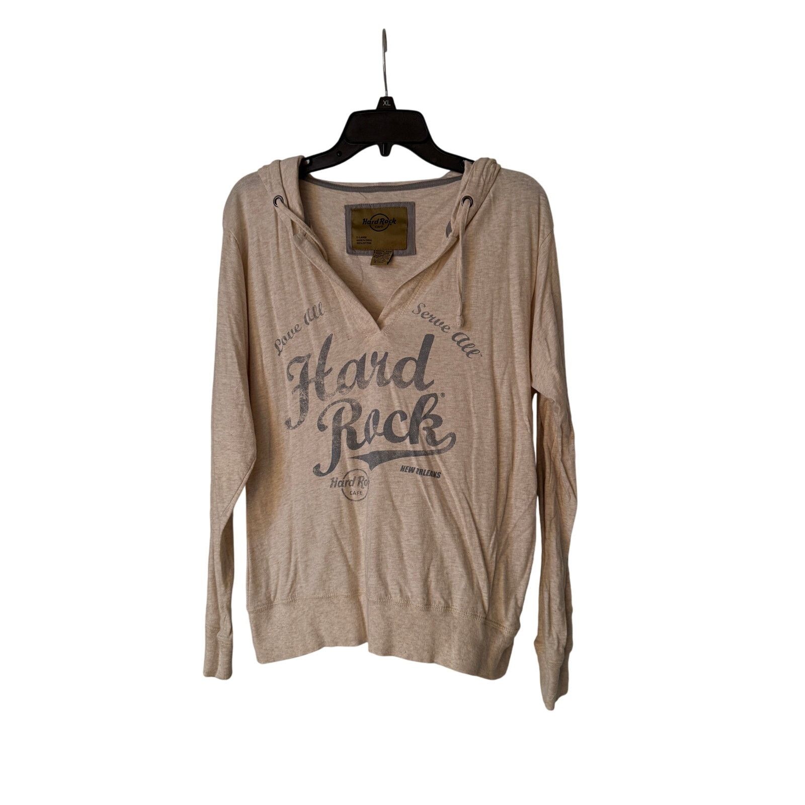 Hard Rock Cafe Vintage Y2K Hard Rock New Orleans Women's XL Hoodie Size XL / US 12-14 / IT 48-50 - 1 Thumbnail