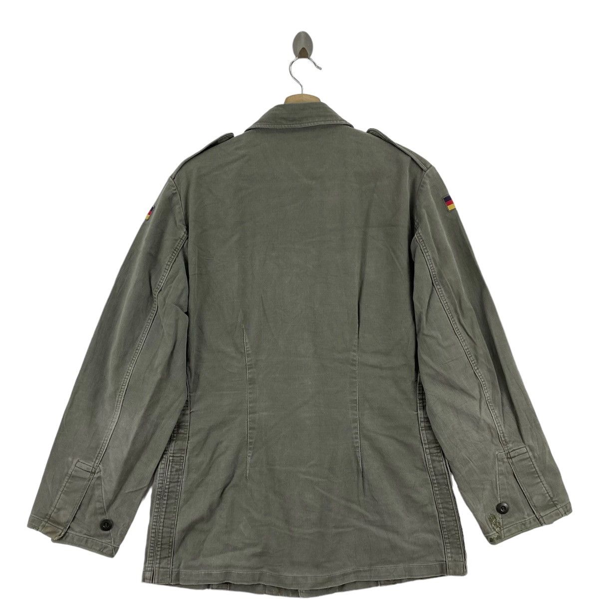 Vintage Vintage 80s HANKE GERMANY Military Army Soldier Jacket Coat Size M / US 6-8 / IT 42-44 - 4 Thumbnail