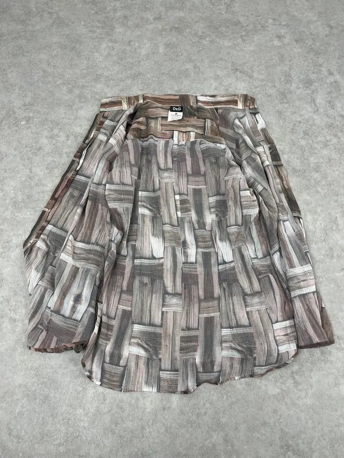 Dolce & Gabbana SS2002 Dolce & Gabbana Beige & Brown Abstract Shirt Size US L / EU 52-54 / 3 - 10 Thumbnail