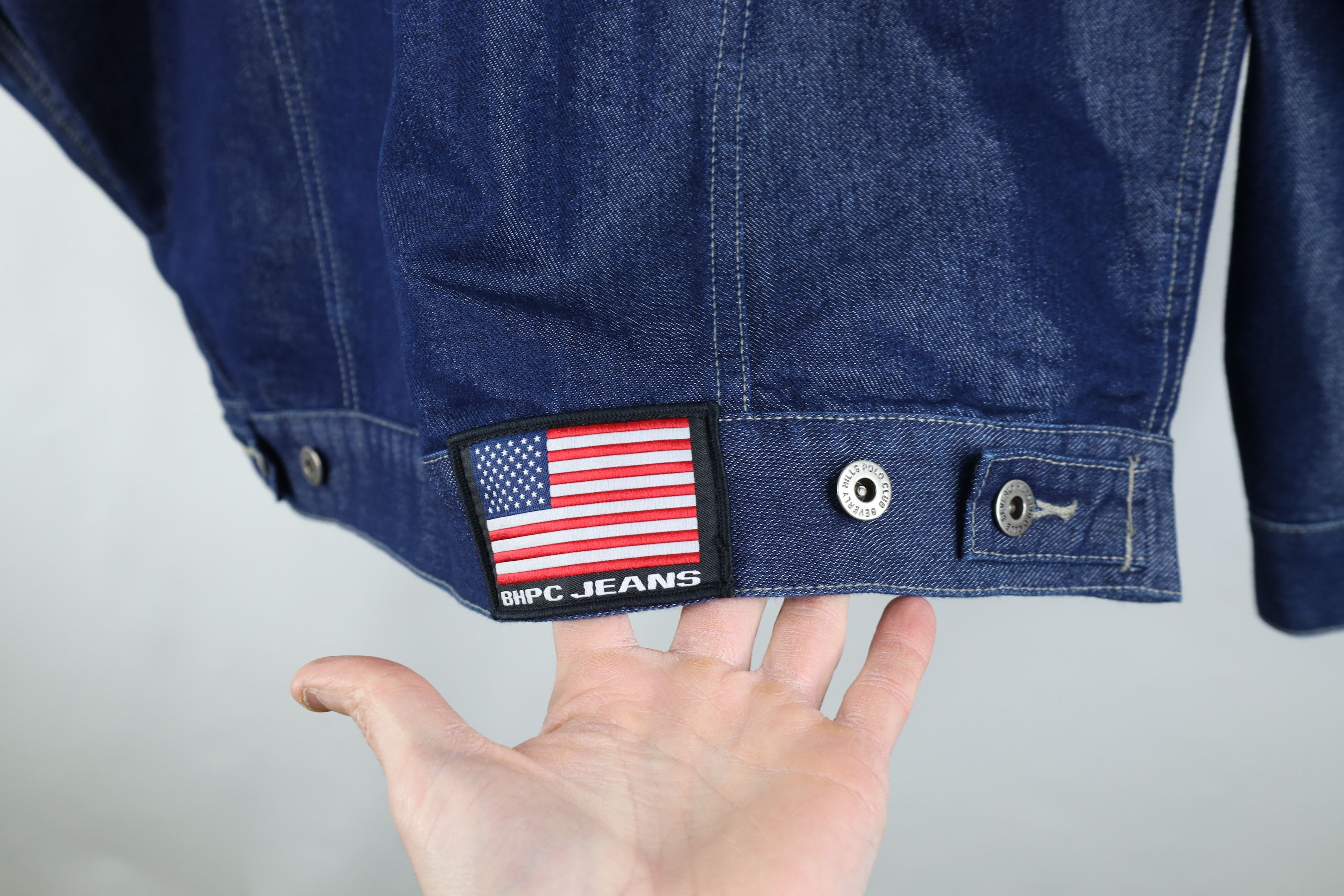 Vintage Deadstock Vintage 90s Y2K Streetwear Denim Jean Jacket Size US XL / EU 56 / 4 - 12 Thumbnail