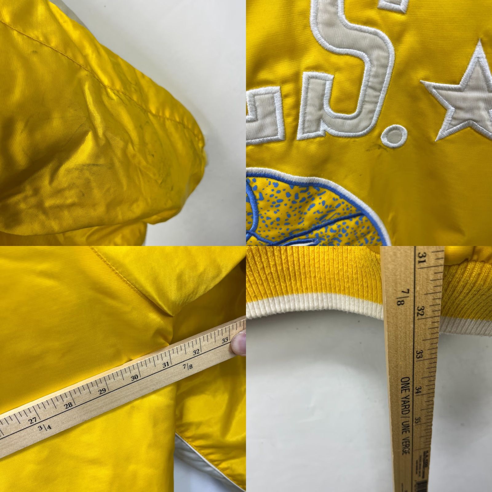 NBA VINTAGE Minneapolis Lakers Sand Bomber Jacket NBA 2XL Size US XXL / EU 58 / 5 - 8 Thumbnail