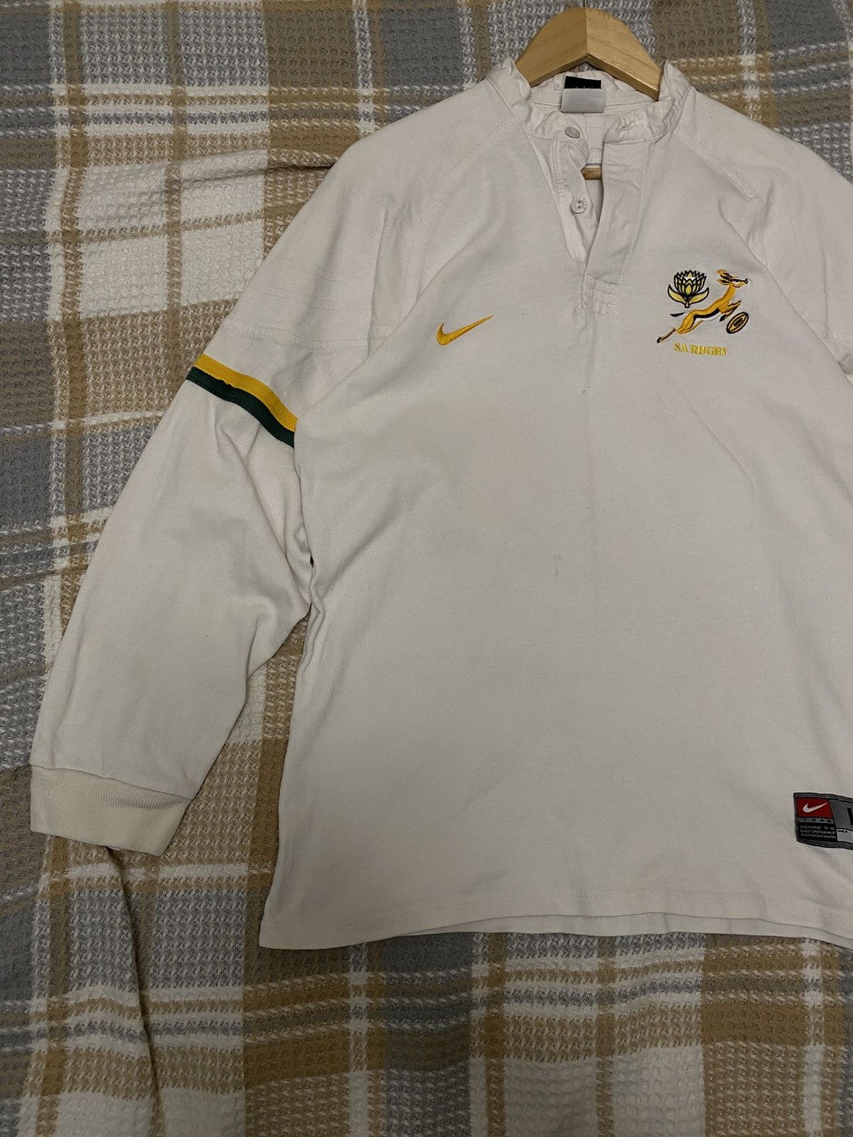Nike Nike SA Rugby vintage L 90s Size US L / EU 52-54 / 3 - 3 Thumbnail