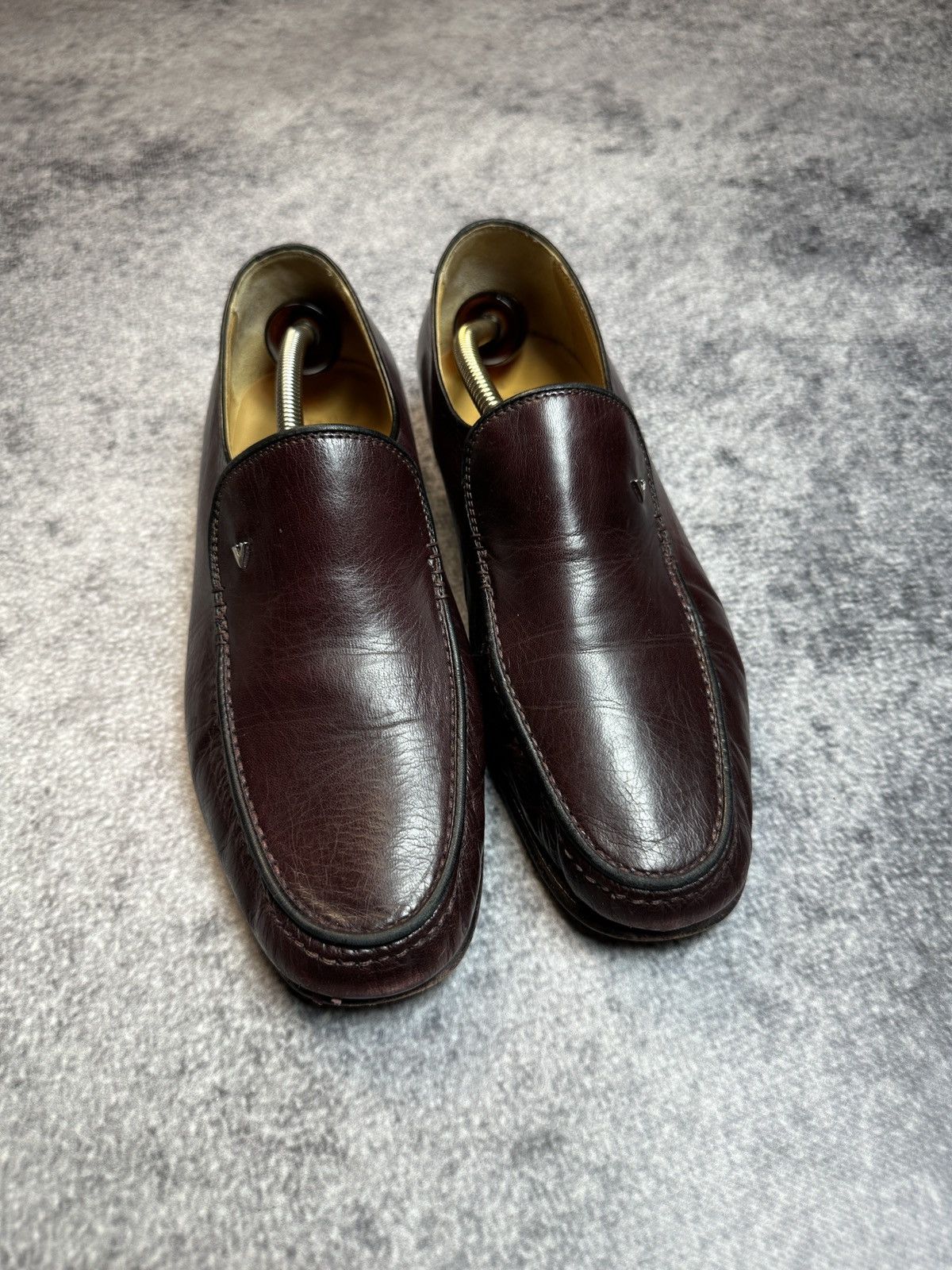 Vintage Zanetti Casual Leather Shoes Streetwear Luxury 8,5