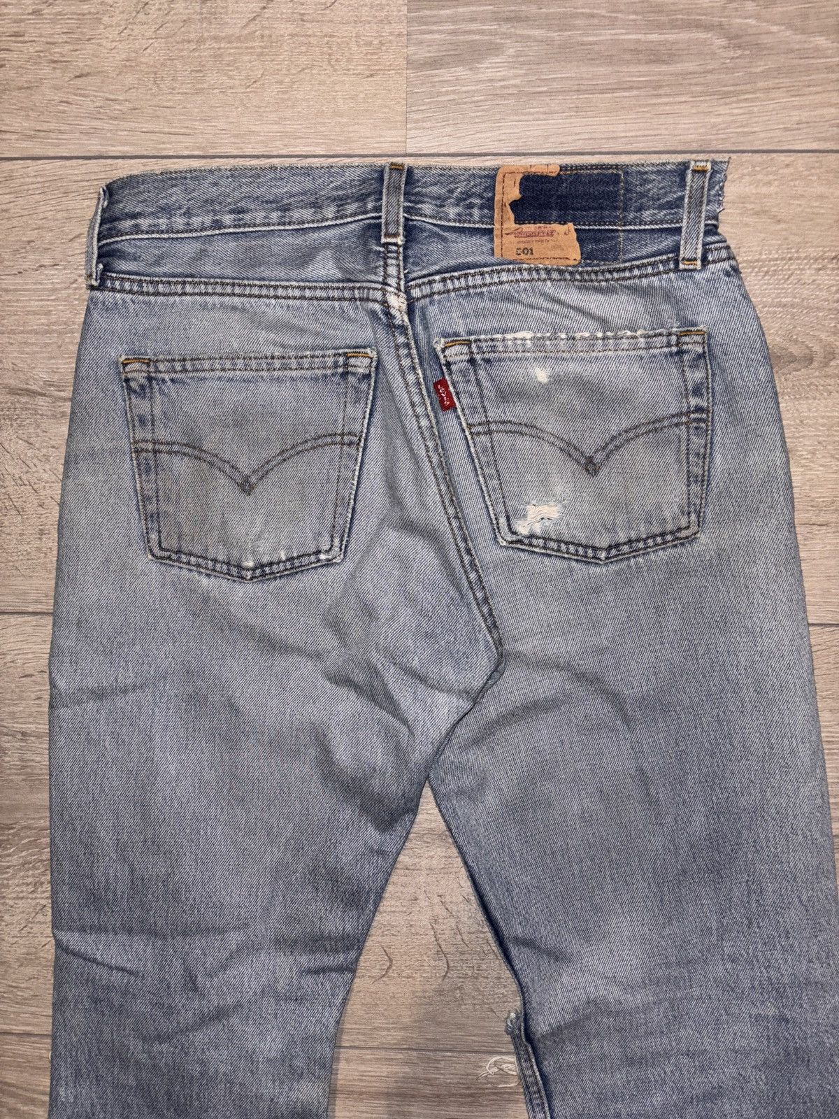 Levi's × Levi's Vintage Clothing Vintage Levi’s 501 Wash Distressed Denim Size US 29 - 6 Thumbnail