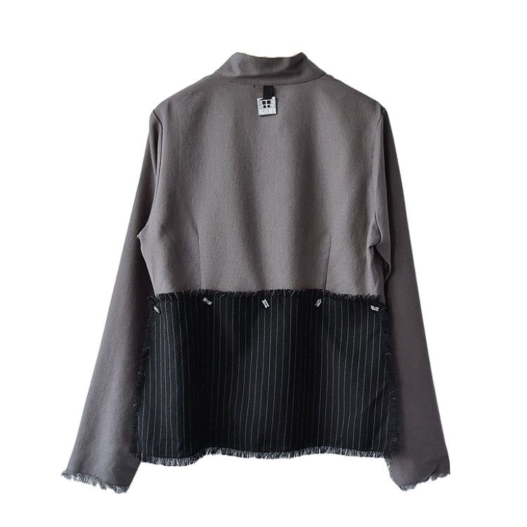 Designer × Vintage 00s NWT Biche De Bere Convertible Fringed Jacket Size XS / US 0-2 / IT 36-38 - 3 Thumbnail