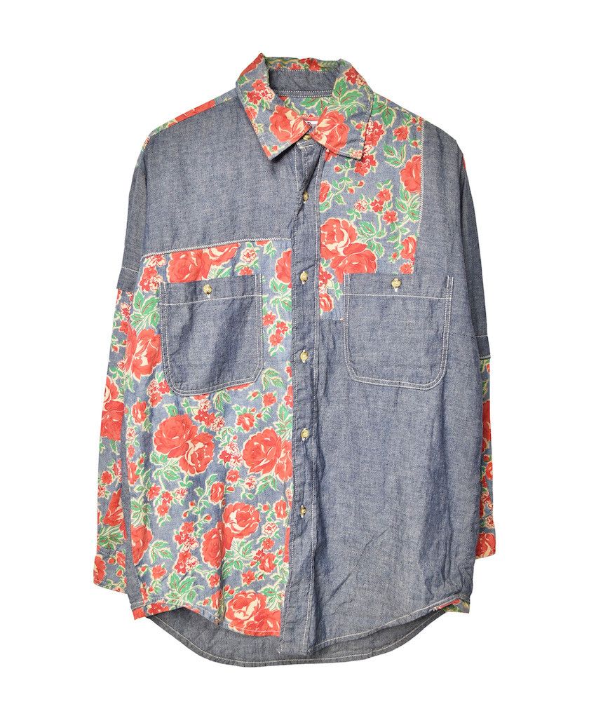 Blue Blue Japan × HOLLYWOOD RANCH MARKET rebuild flower shirt 26723 - 706 72 Size US M / EU 48-50 / 2 - 1 Thumbnail