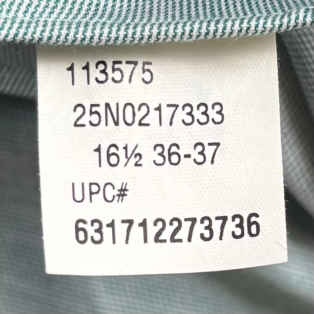 Chaps Chaps Pale Green Button Shirt Size 16.5 36/37 Regular Fit Size US M / EU 48-50 / 2 - 10 Thumbnail