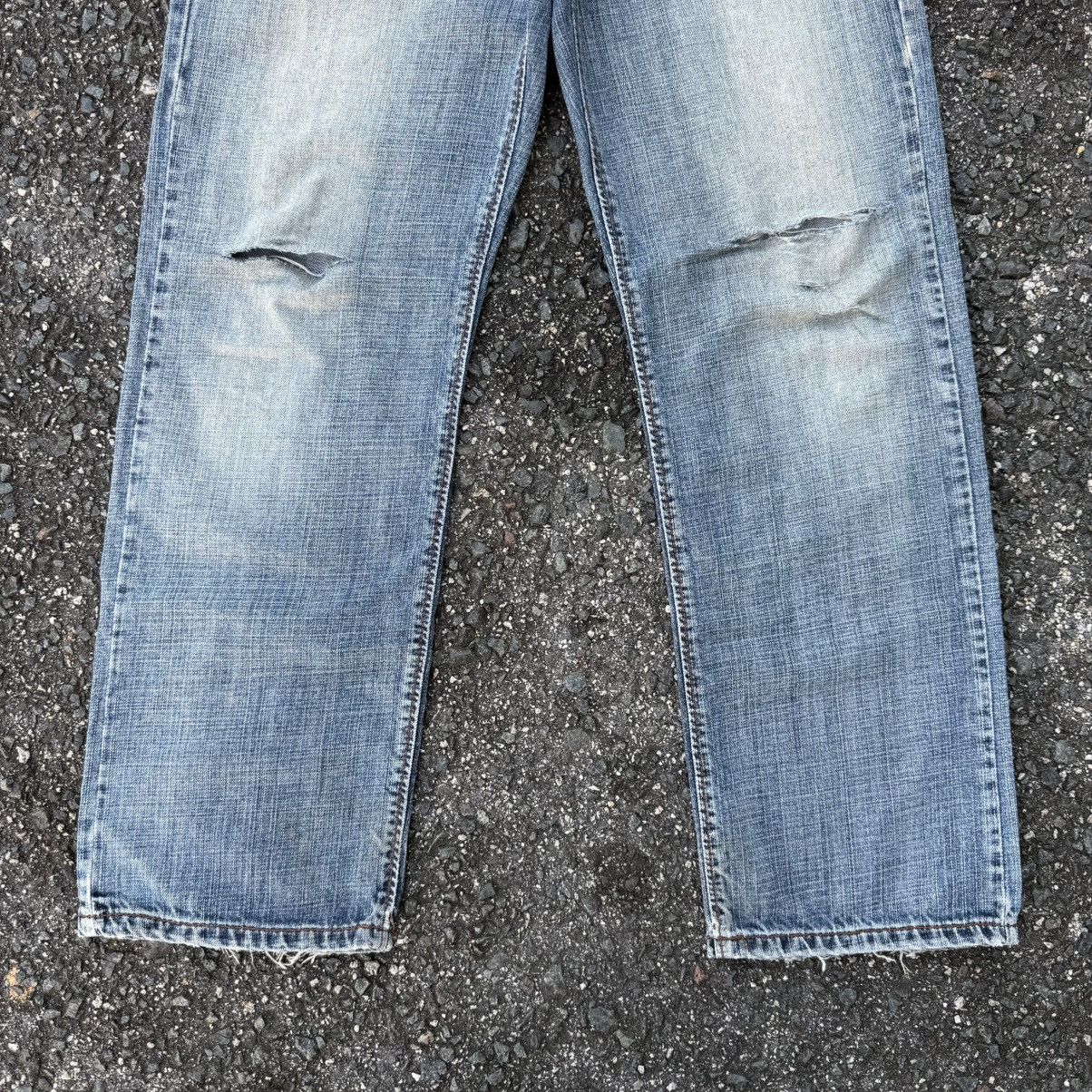DKNY × Jean × Vintage VINTAGE DKNY JEAN RIPPEP STRAIGHT FADED DENIM PANTS Size US 33 - 3 Thumbnail