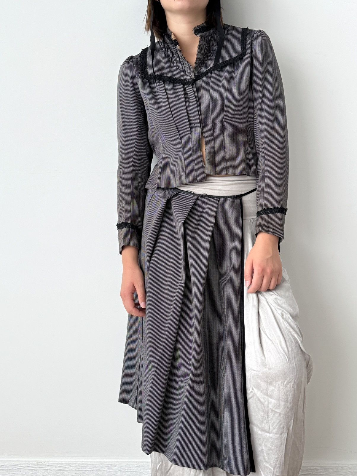 Japanese Brand 1930s Vintage European Women’s Housewife Work Suit Size M / US 6-8 / IT 42-44 - 2 Thumbnail