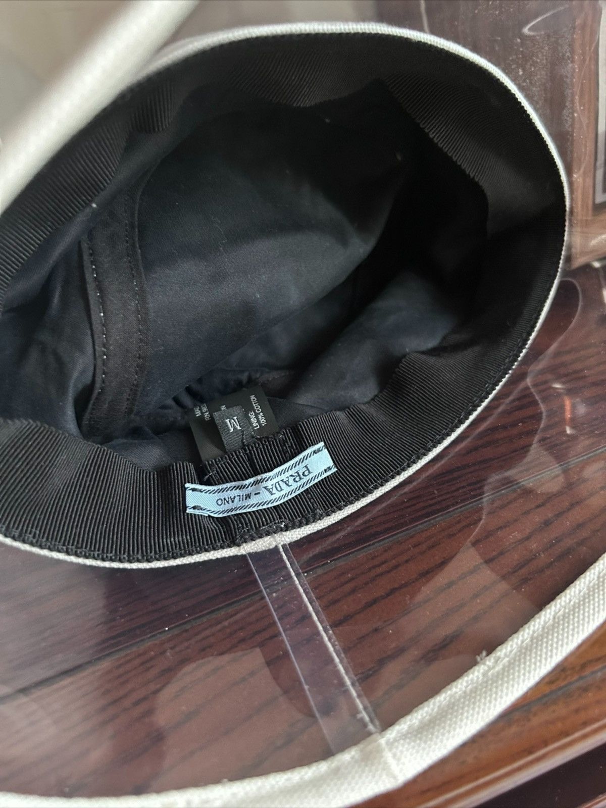 Prada Prada Canvas and PVC Bucket Hat Size ONE SIZE - 6 Thumbnail
