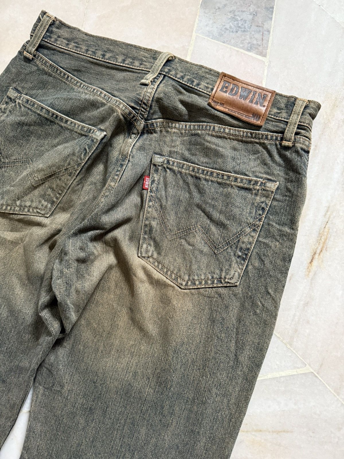 Japanese Brand 2000s Vintage Edwin 445 rusty pants Size US 30 / EU 46 - 6 Thumbnail