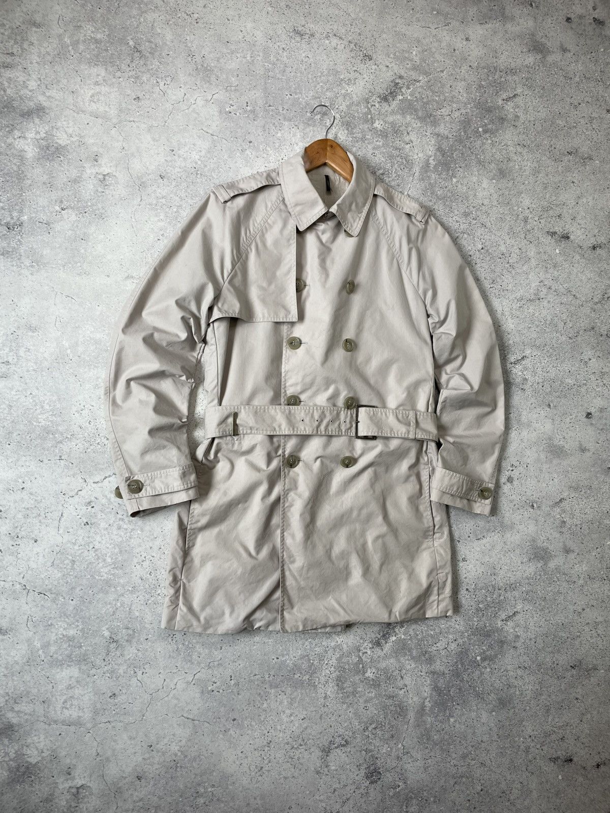Dior Dior Homme Double Breasted Beige Trench Coat Men’s Size 48 Size US M / EU 48-50 / 2 - 1 Thumbnail