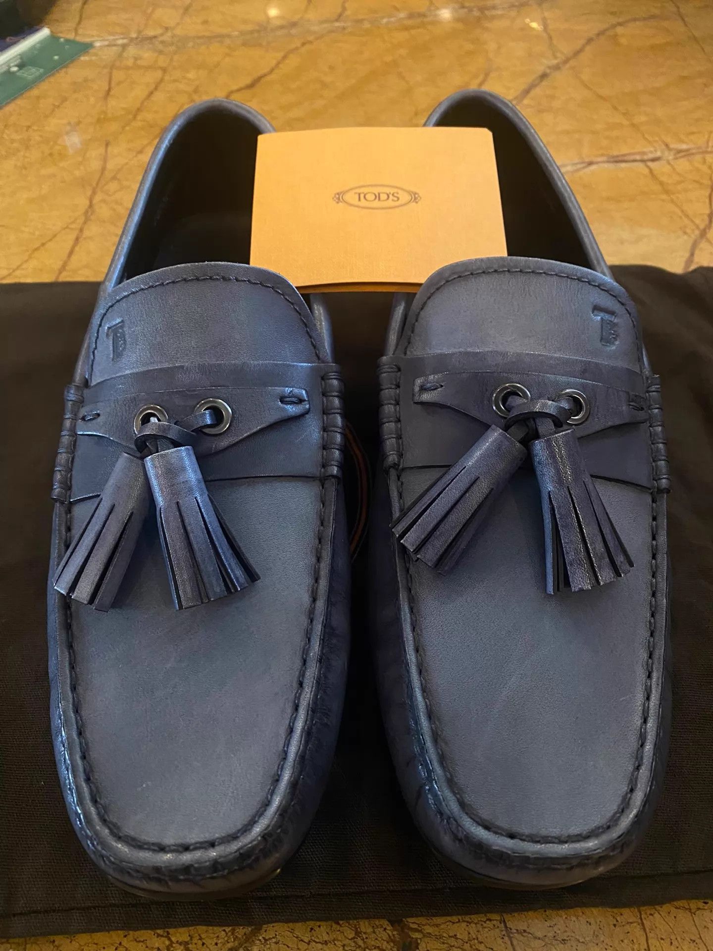 Tod's TODS Slip-On Loafer Tassel Mist Blue US 6 Size US 6 / EU 39 - 1 Thumbnail