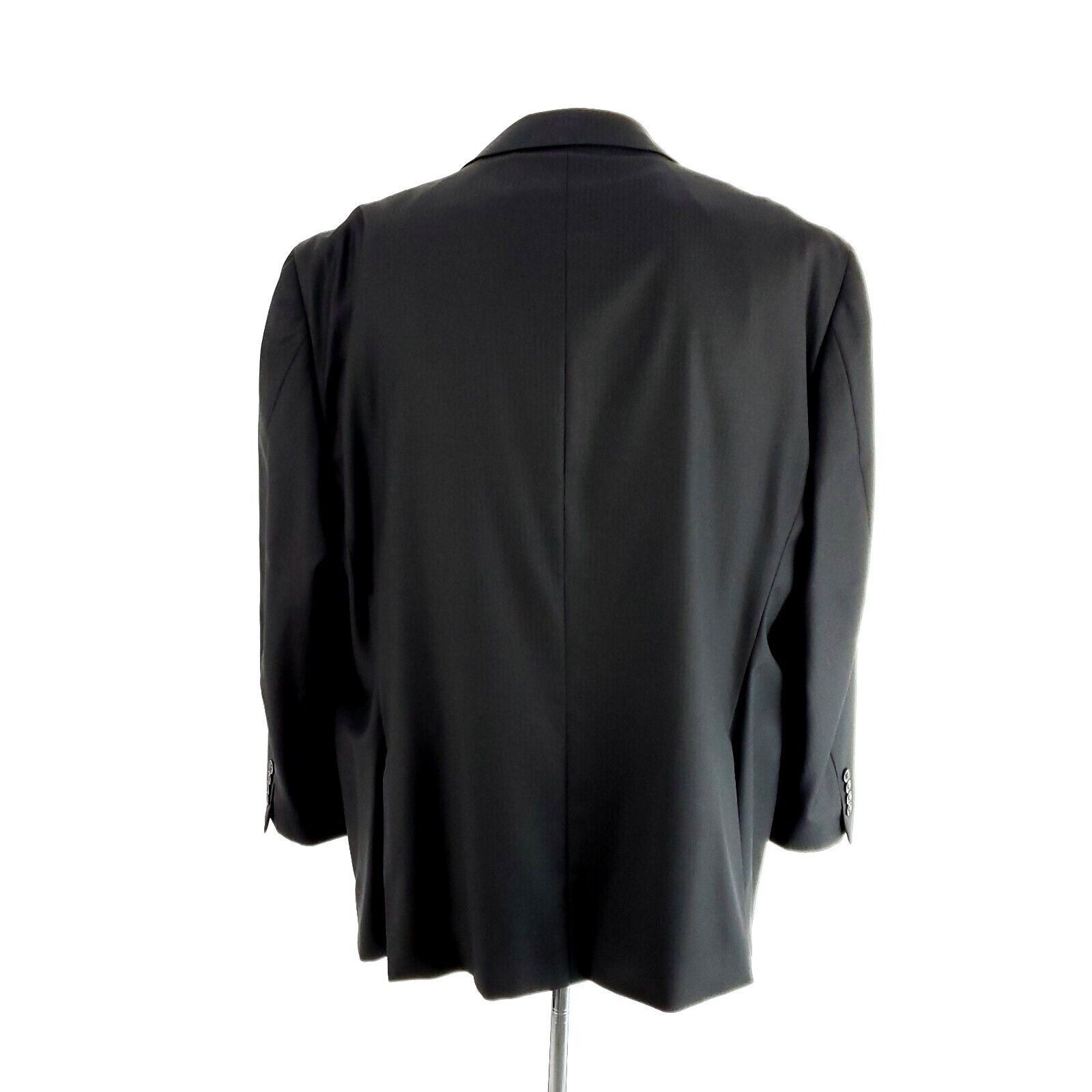 Joseph Abboud Joseph Abboud Vaticana Marlane Super 120s Wool Blazer 48R Bl Size 48R - 5 Thumbnail