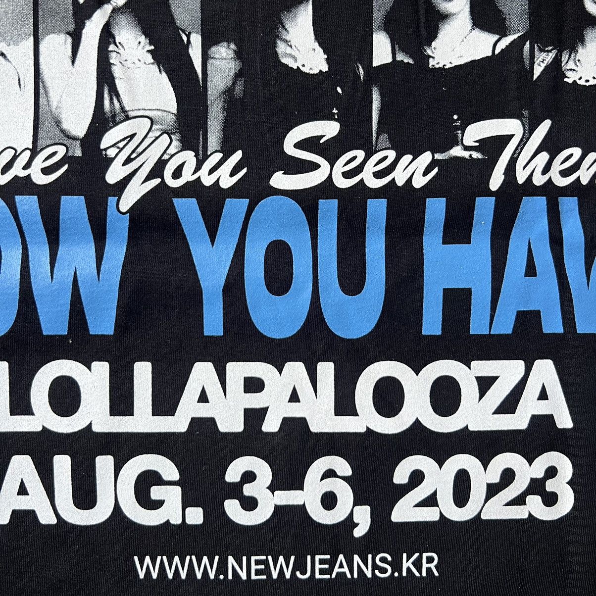 Band Tees 🐰Bunnies🐰 Nwjns lollapaloozaa x newjeans girl group kpop Size US XL / EU 56 / 4 - 13 Thumbnail