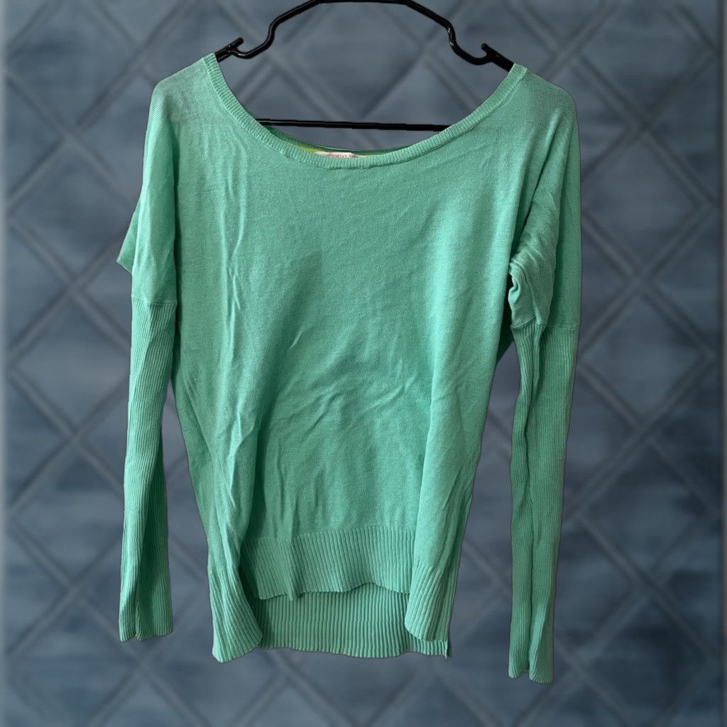 Victoria's Secret Victoria's Secret Top Womens Small Lounge Shirt Long Sleeve Green Solid Size S / US 4 / IT 40 - 1 Thumbnail
