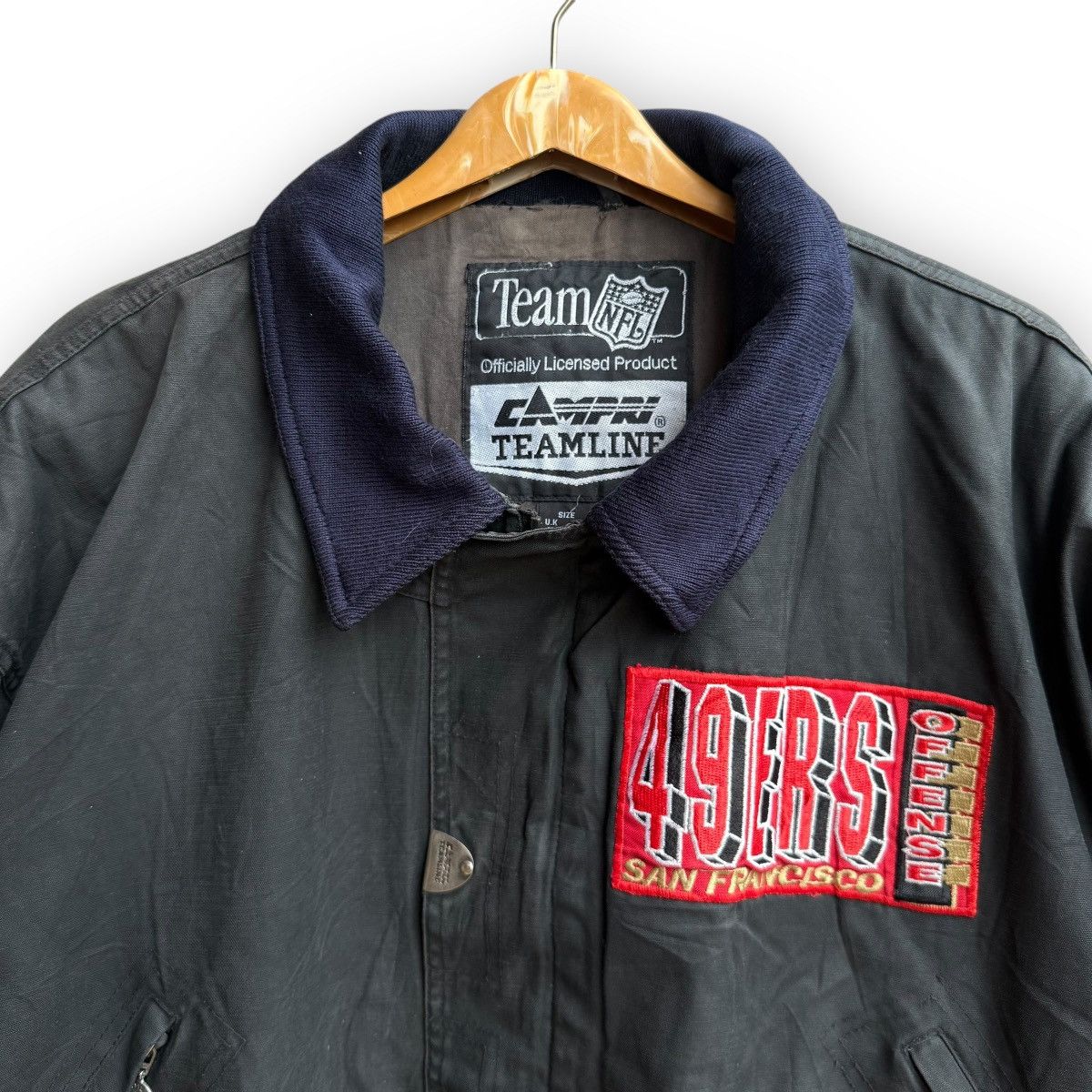 NFL 1993’s San Francisco 49ers NFL Campri Teamline Canvas Jacket Size US M / EU 48-50 / 2 - 4 Thumbnail