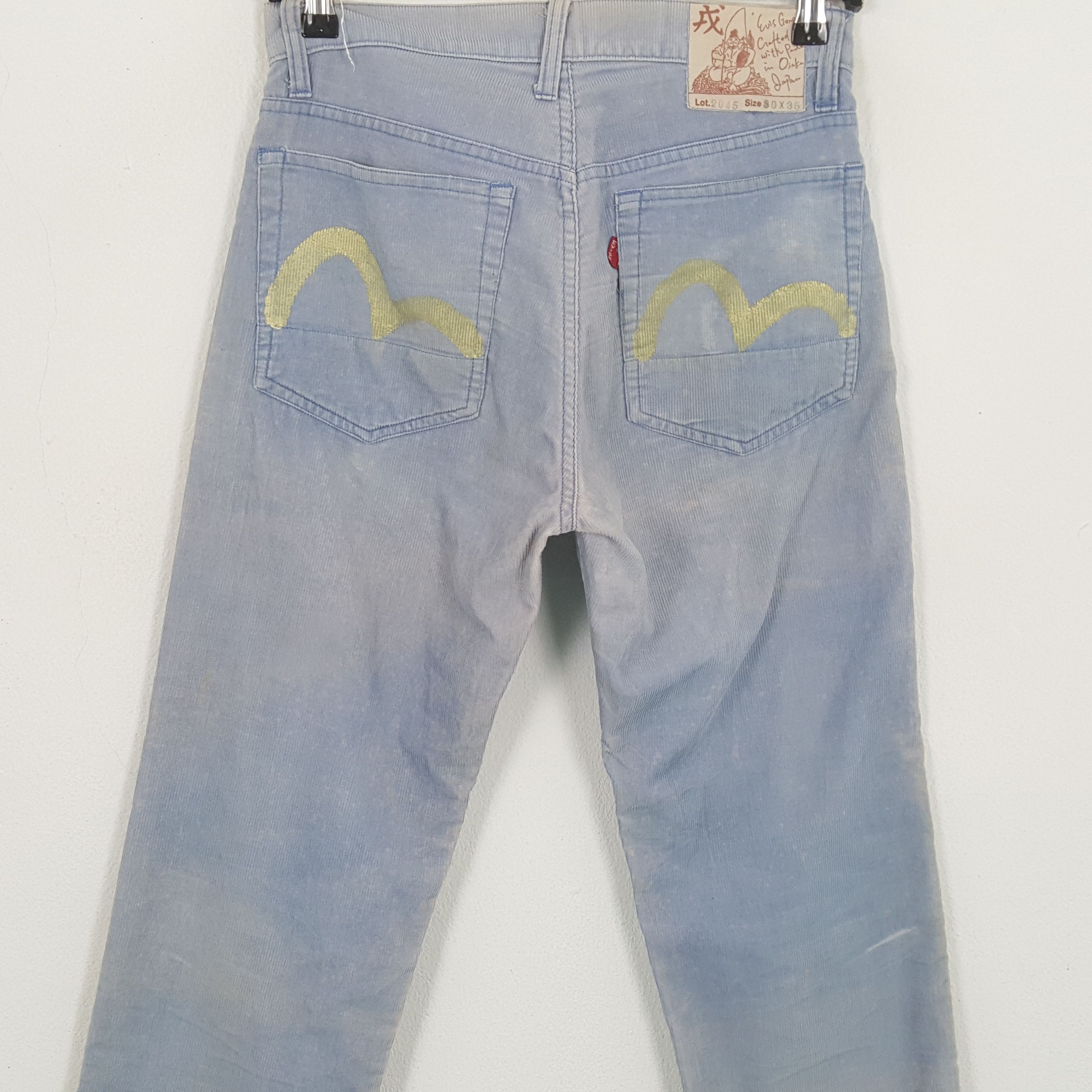Japanese Brand × Vintage EVISU Japanese Brand Custom Daicock Style Velvet Jeans Size US 28 / EU 44 - 5 Thumbnail