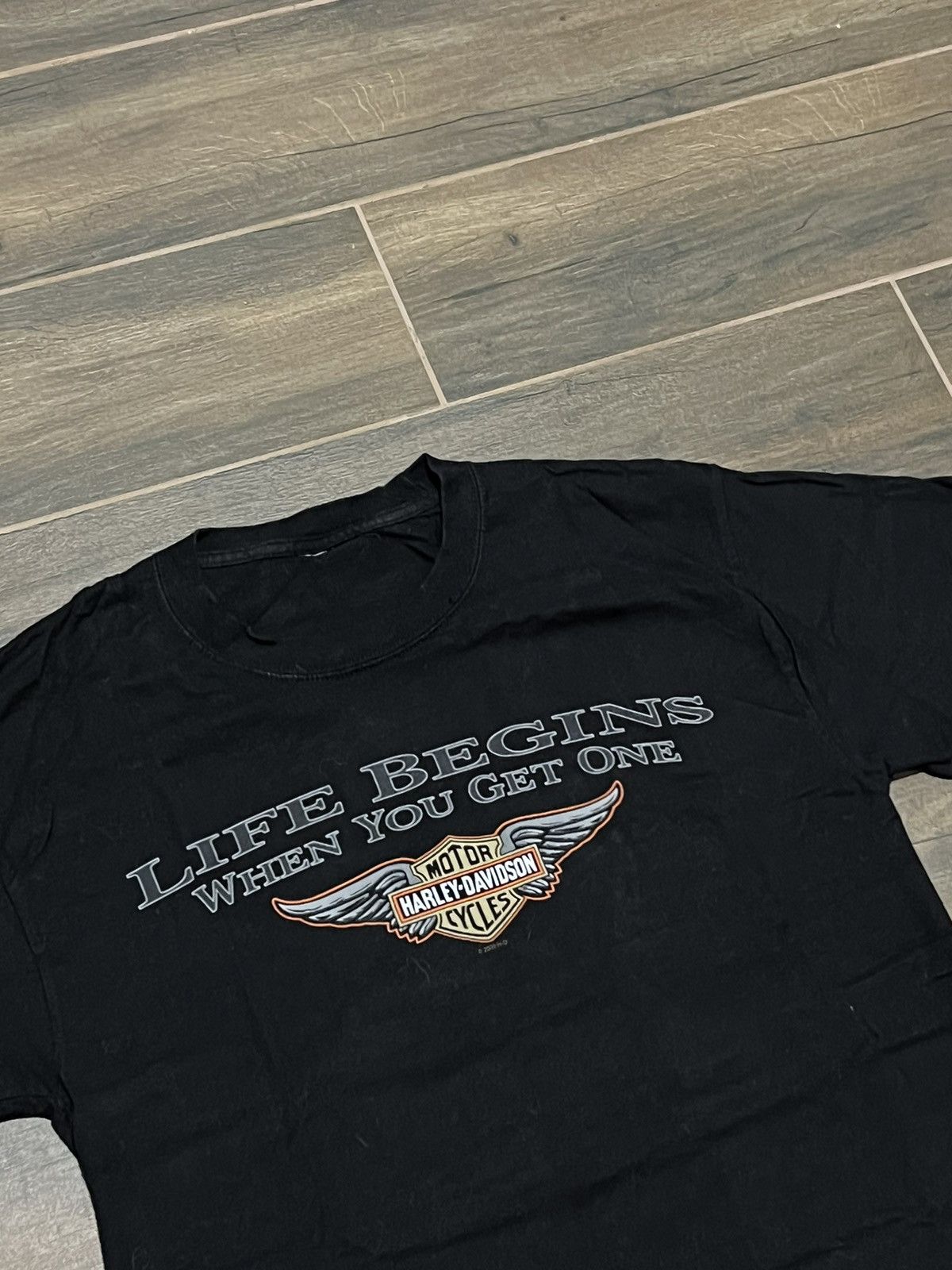 Harley Davidson × Vintage Vintage 90’s Harley Davidson T Shirt Size US L / EU 52-54 / 3 - 2 Thumbnail