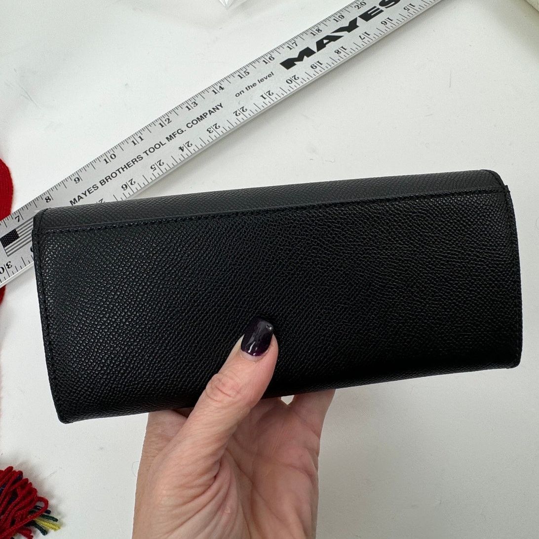 Furla Furla Black Pebble Grained Continental Trifold Wallet Size ONE SIZE - 4 Thumbnail