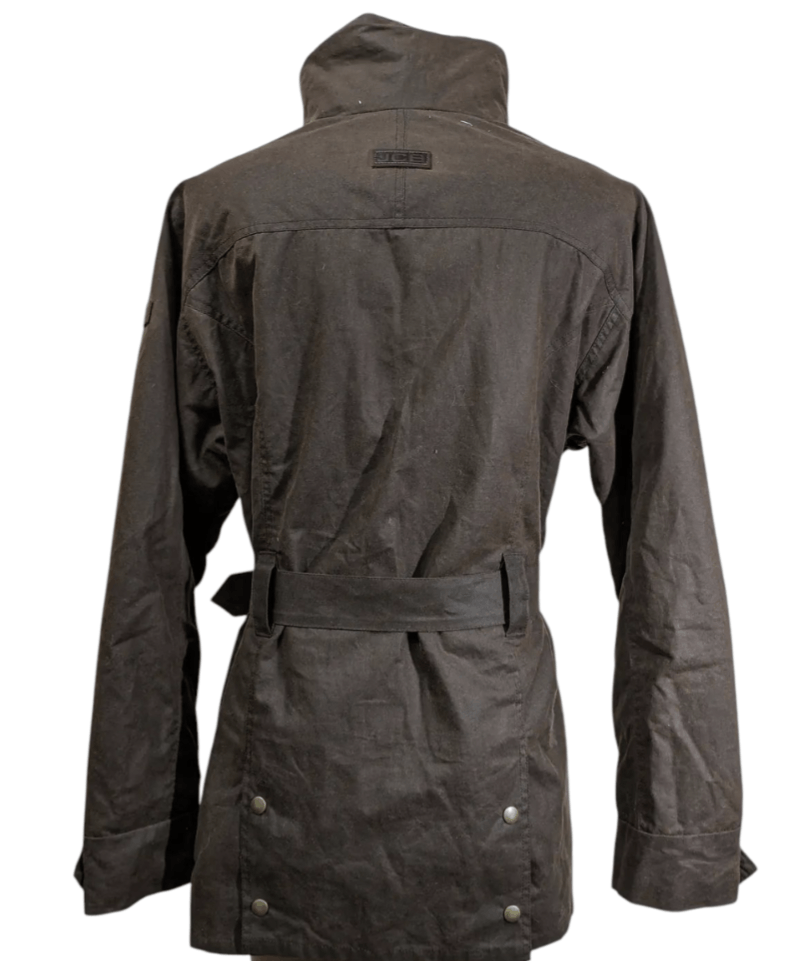 Other JCB Belted Wax Jacket Biker Workwear Tartan Ascot Jacket Size XL / US 12-14 / IT 48-50 - 11 Thumbnail