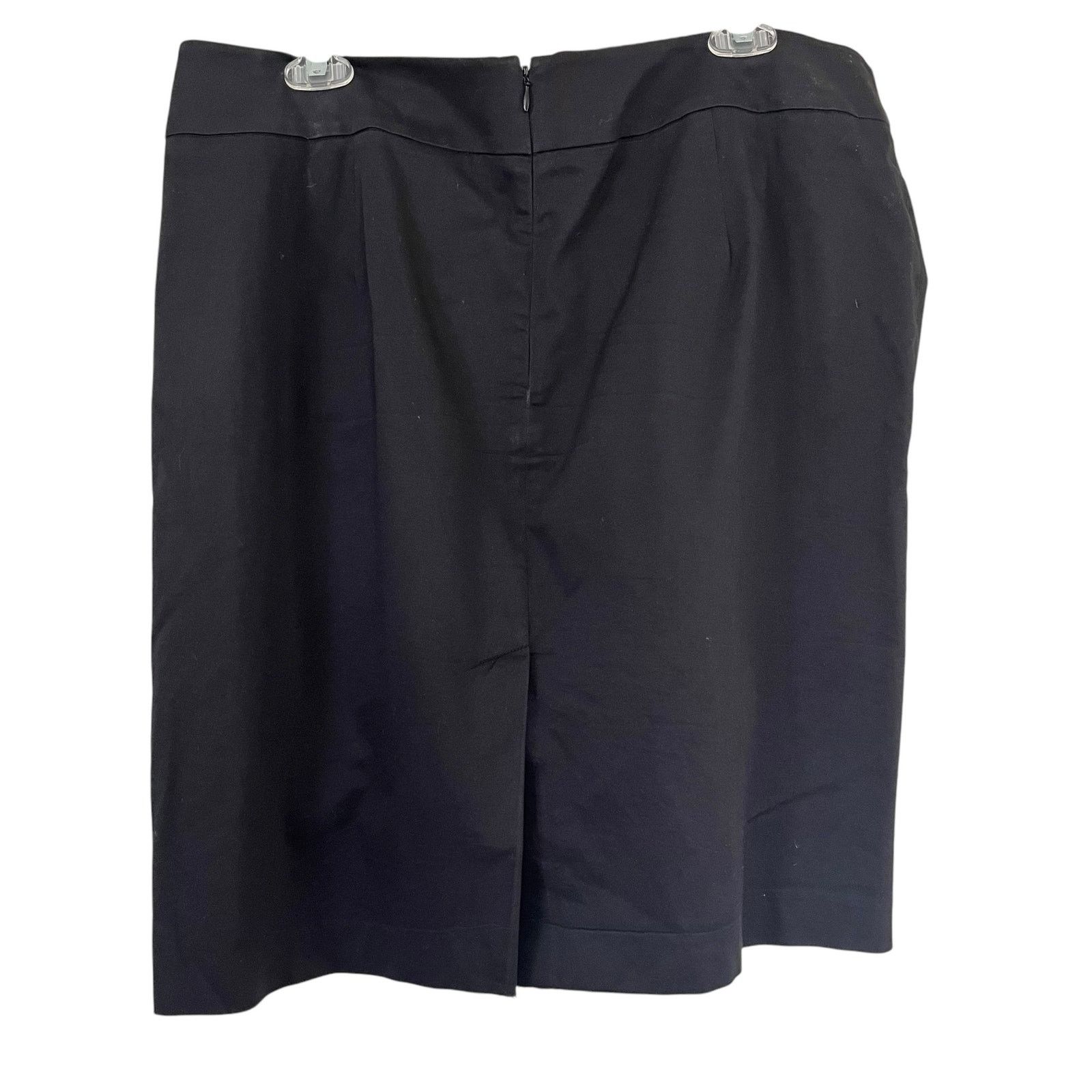 Michael Kors MICHAEL Michael Kors Solid Black Pencil Skirt Size 16 Size 38" / US 16 / IT 52 - 2 Thumbnail