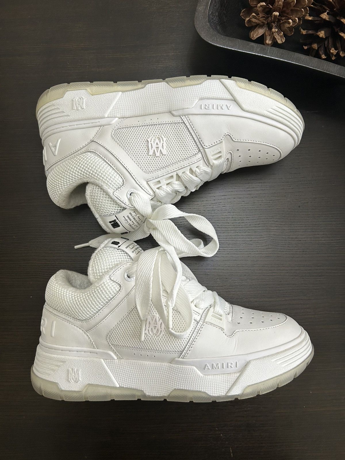Amiri Amiri MA-1 Silk White Size US 10 / EU 43 - 4 Thumbnail