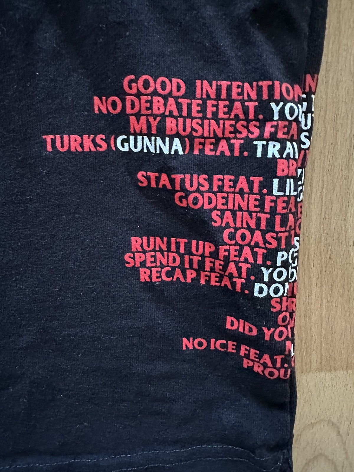 Rap Tees × Vlone VLONE x Bad Habits But Good Intentions Authentic Size XL Size US XL / EU 56 / 4 - 4 Thumbnail