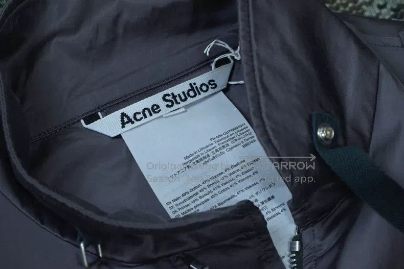 Acne Studios Acne Studios Shoulder cuff nylon jacket Size US S / EU 44-46 / 1 - 5 Thumbnail