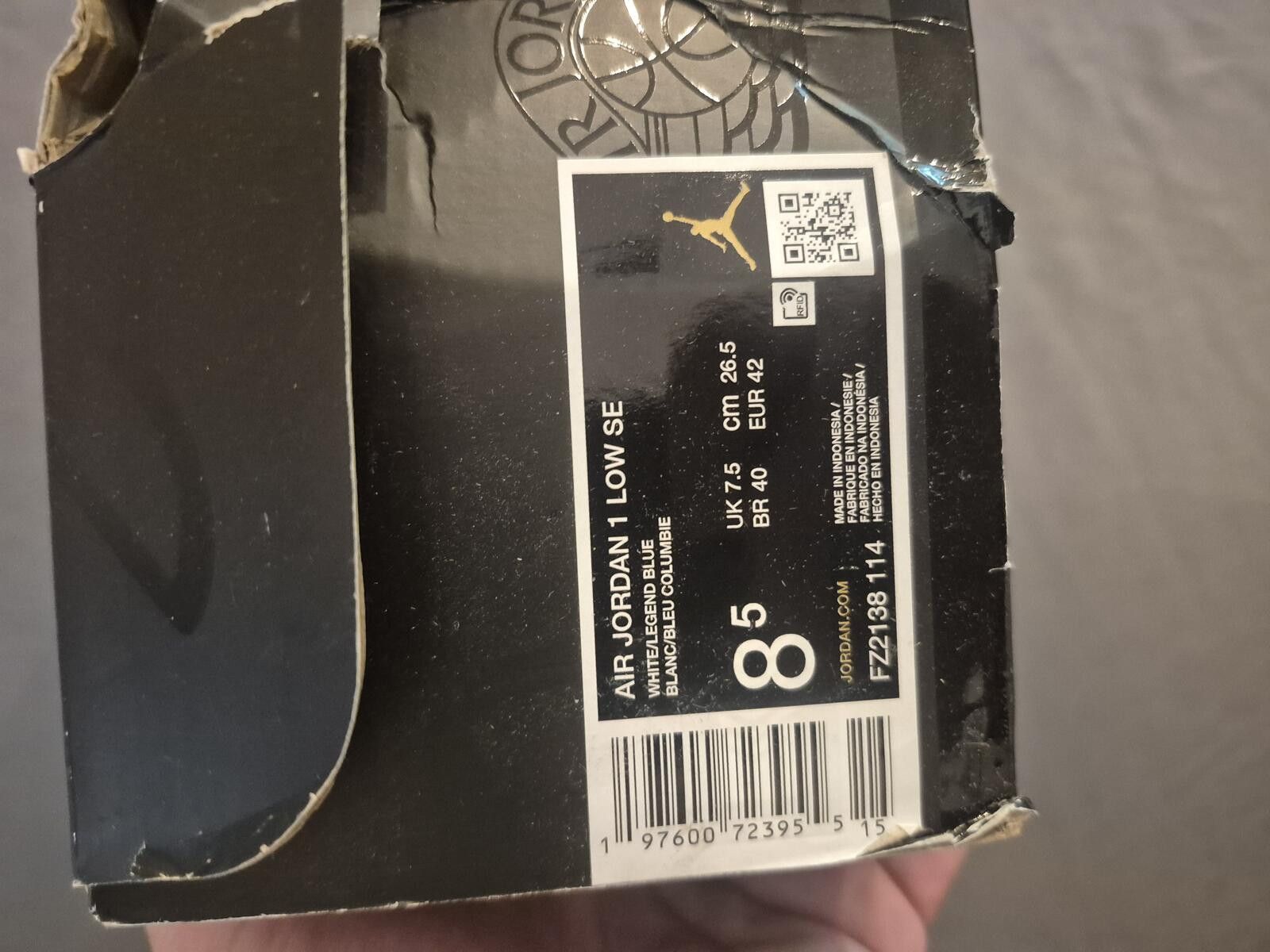 Jordan Brand Air Jordan 1 low unc blue Size 8.5 M Brand New Size US 8.5 / EU 41-42 - 9 Thumbnail