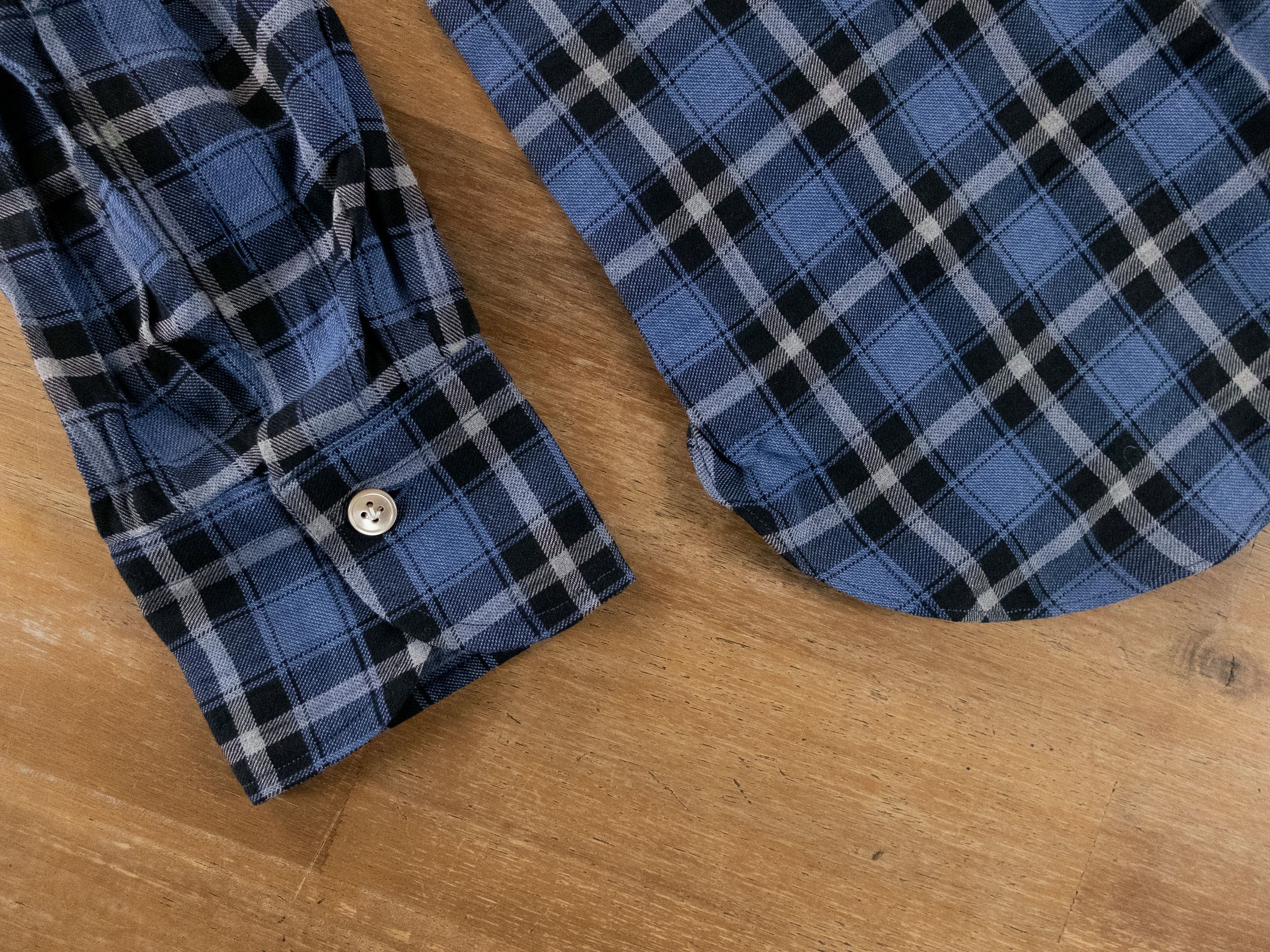 Luigi Borrelli BORRELLI Napoli blue cotton plaid dress shirt Size 40 15.75 Size US M / EU 48-50 / 2 - 4 Thumbnail
