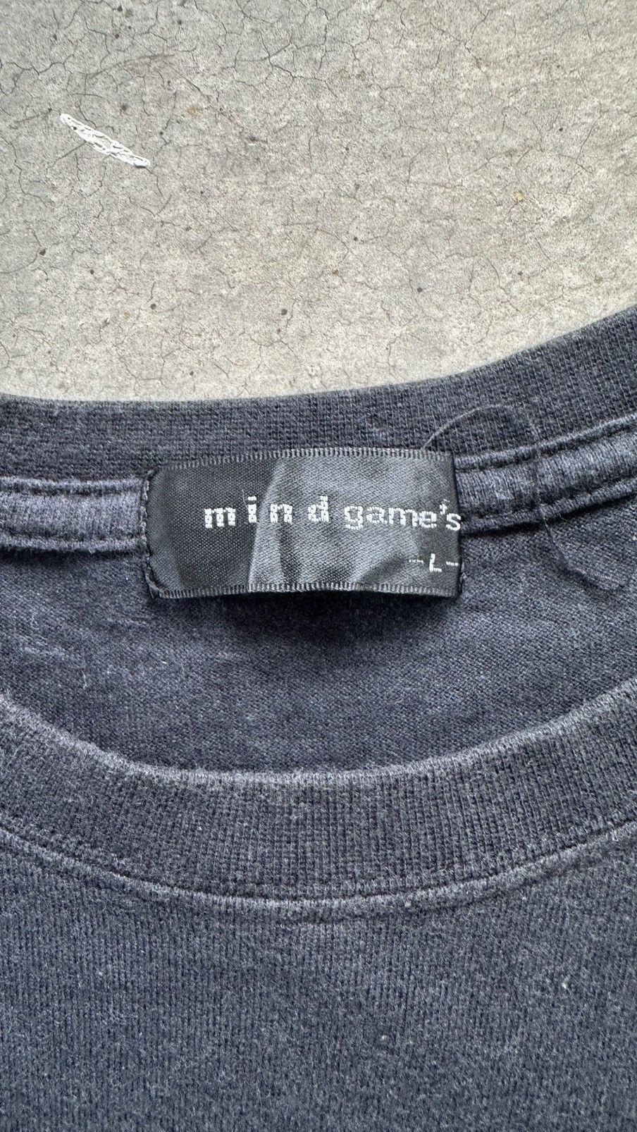 Japanese Brand RARE MIND GAMES CROSS GOTH TEE Size US L / EU 52-54 / 3 - 4 Thumbnail