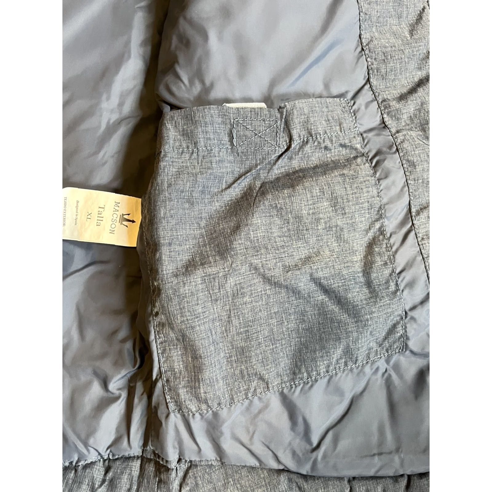 Vintage Macson Vest Men’s XL Blue Puffer Vest All Seasons Lined Pockets Zip Short Jacket/Coat Casual Workwear Regular Fit Vintage No Size US XL / EU 56 / 4 - 4 Thumbnail