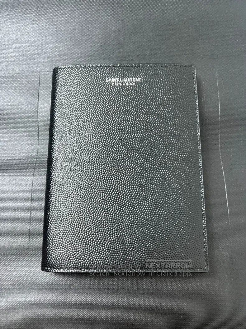 Saint Laurent Paris Saint Laurent Paris Caviar Leather Notebook Size ONE SIZE - 1 Thumbnail